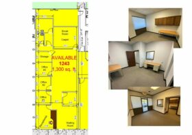 JUST LEASED!  1,300 SQ.FT. OFFICE SPACE
