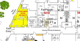 Leased:  369 SQ.FT. OFFICE/SERVICE SPACE