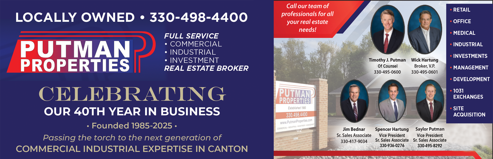 Celebrating Our 40th Year Of Business